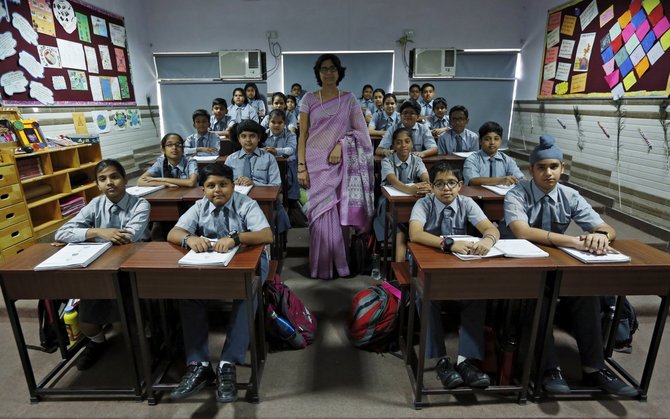 „Reuters“/„Scanpix“ nuotr./Mokykla Indijoje