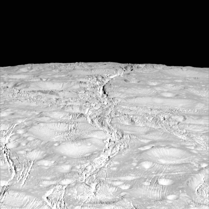 „Reuters“/„Scanpix“ nuotr./Saturno palydovas Enceladas