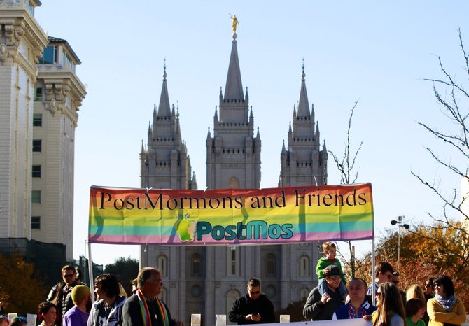 AFP/„Scanpix“ nuotr./Mormonai atsisako religijos dėl bažnyčios siekio atskirti homoseksualius jos narius