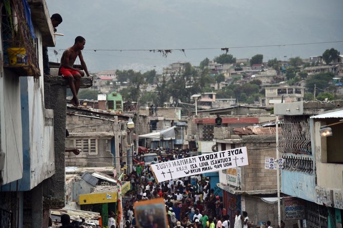 AFP/„Scanpix“ nuotr./Haitis dabar