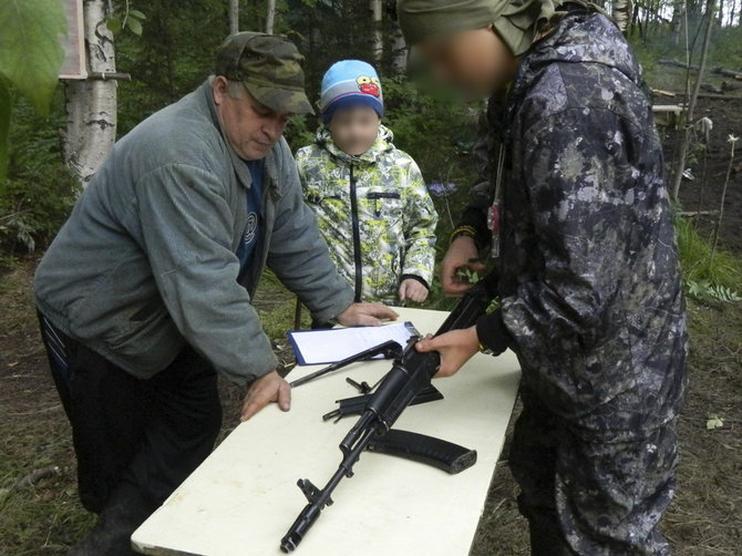Organizatorių nuotr./Rusijos jaunųjų žvalgų organizacijos stovykla