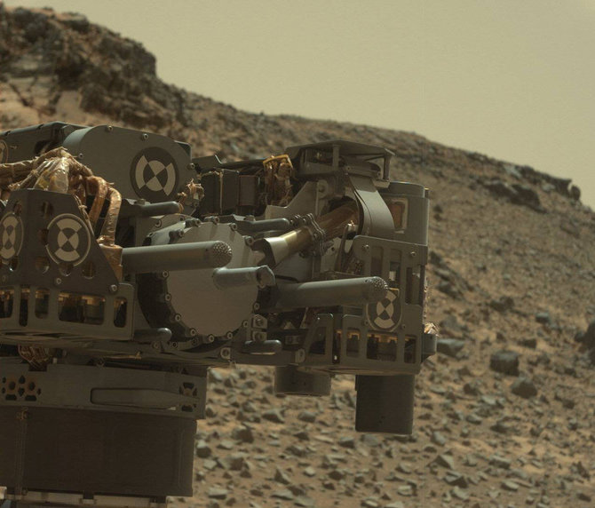 NASA nuotr./„Curiosity“ asmenukė Marse