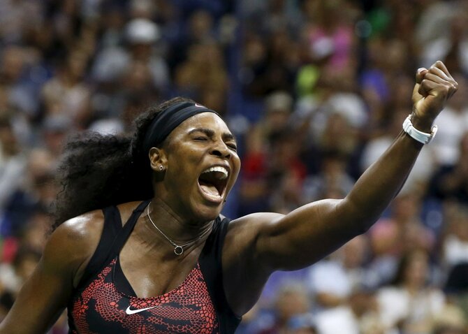 „Reuters“/„Scanpix“ nuotr./Rugsėjo 5 diena. Serena Williams laimėjo JAV atvirąjį teniso turnyrą