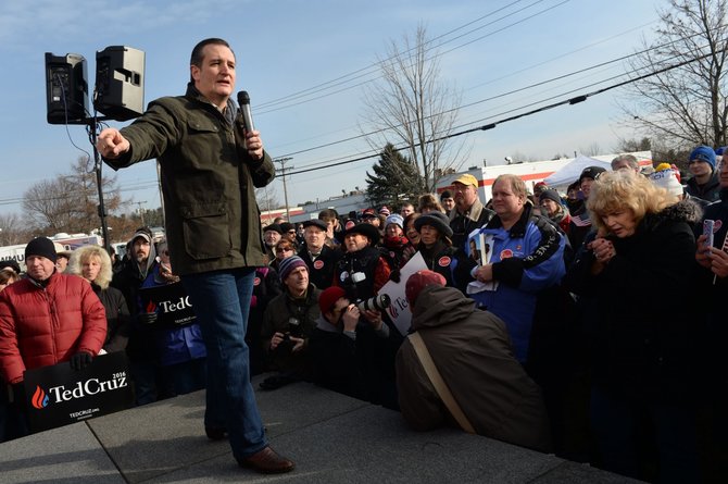 AFP/„Scanpix“ nuotr./Kandidatas į JAV prezidento postą Tedas Cruzas