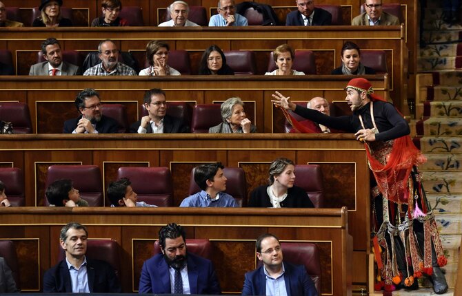 AFP/„Scanpix“ nuotr./Ispanija mini „Don Kichoto“ autoriaus Cervanteso mirties metines