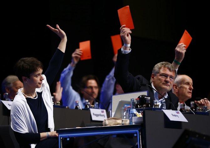 „Reuters“/„Scanpix“ nuotr./Vokietijos dešiniojo sparno AfD priėmė antiislamišką manifestą