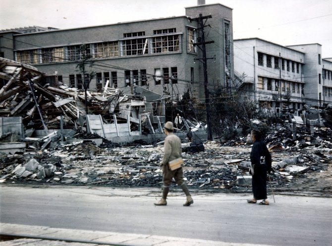 „Reuters“/„Scanpix“ nuotr./Hirošima po atominės bombos sprogimo