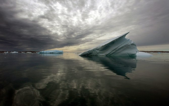 „Reuters“/„Scanpix“ nuotr./Nykstantys Grenlandijos ledynai