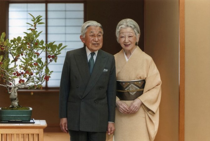 „Reuters“/„Scanpix“ nuotr./Japonijos imperatorius Akihito