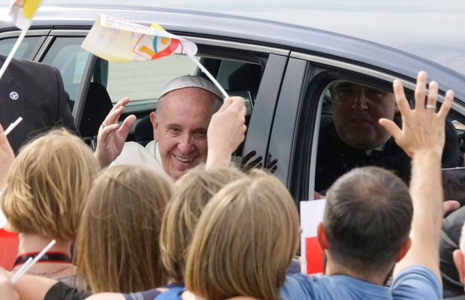 AFP/„Scanpix“ nuotr./Popiežiaus Pranciškaus vizitas Lenkijoje