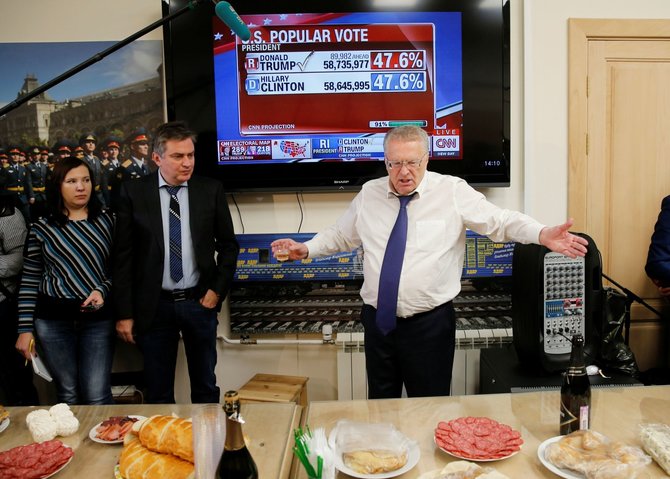 „Reuters“/„Scanpix“ nuotr./Vladimiras Žirinovskis