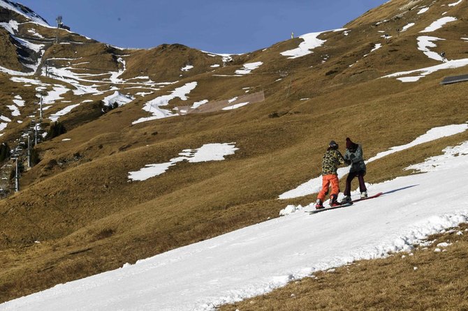AFP/„Scanpix“ nuotr./2016 m. gruodis Alpėse – sausiausias mėnuo per 150 metų