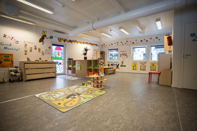 Vilniaus savivaldybės nuotr./Vilniuje atidarytas naujas vaikų darželis iš modulinių patalpų
