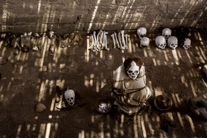Vida Press nuotr./Chauchilla kapinės Peru