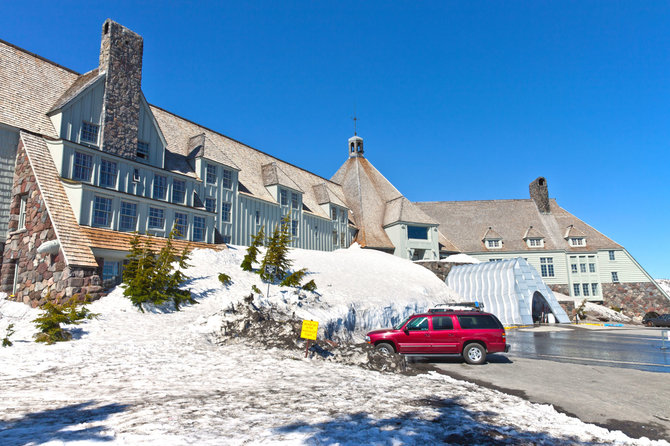 Vida Press nuotr./„Timberline Lodge“ viešbutis Oregono valstijoje