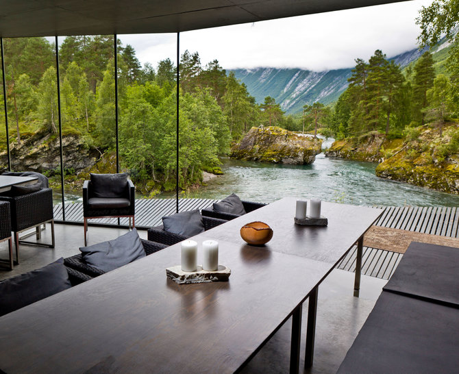 Vida Press nuotr./„Juvet Landscape“ viešbutis Norvegijoje