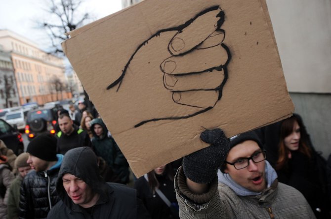 „Scanpix“/AP nuotr./Protestai Baltarusijoje