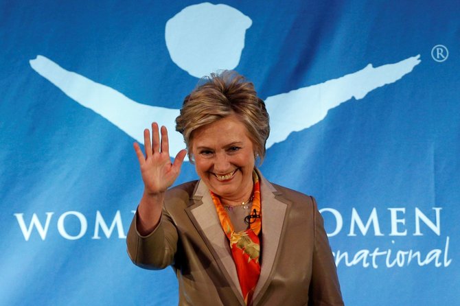 „Reuters“/„Scanpix“ nuotr./Hillary Clinton