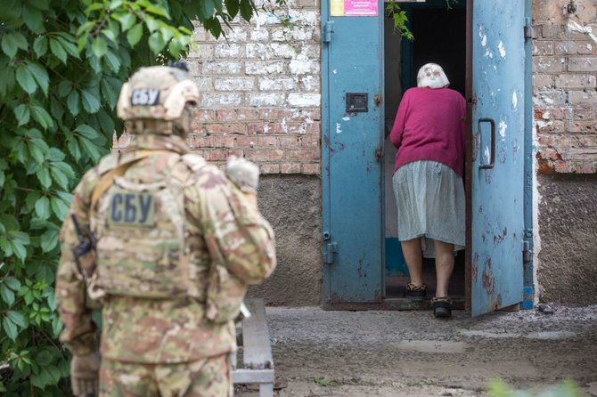 Vidmanto Balkūno / 15min nuotr./Rytų Ukrainos gyventojai įpranta prie karo košmaro