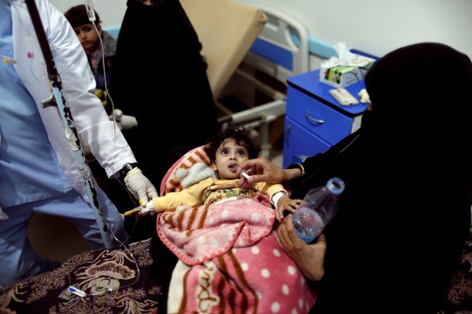 „Reuters“/„Scanpix“ nuotr./Choleros protrūkis Jemeno sostinėje