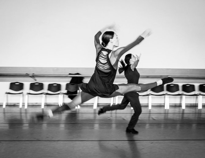 Tomo Ivanausko nuotr./Andželikos Cholinos šokio teatro repeticija