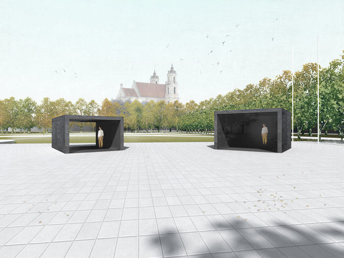 Dariaus Žiūros pasiūlymas Lukiškių aikštės memorialui