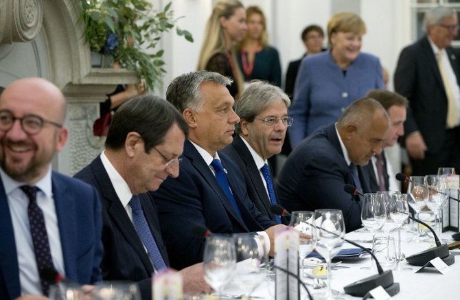 „Scanpix“/AP nuotr./ES viršūnių susitikimas Taline