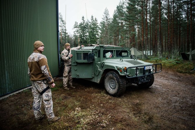 AFP/„Scanpix“ nuotr./Latvijos kariai