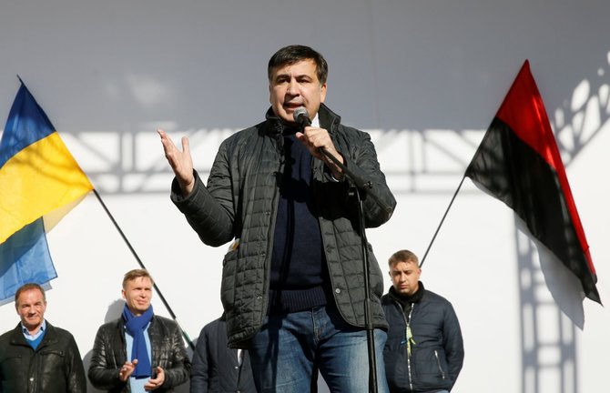 „Reuters“/„Scanpix“ nuotr./Michailas Saakašvilis Kijeve