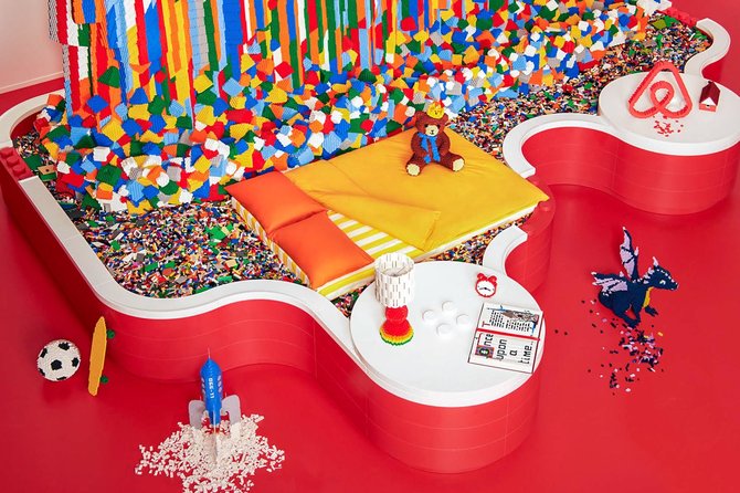 „Scanpix“/„Caters News Agency“ nuotr./„Lego“ viešbutyje Danijoje – kambariai ir baldai iš kaladėlių
