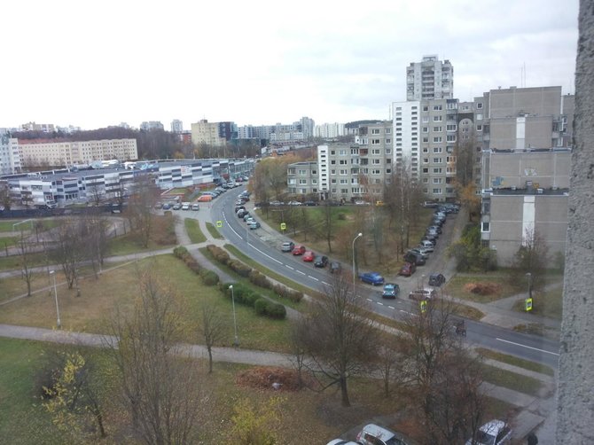 15min skaitytojos nuotr./Automobilių stovėjimo vietos Vilniaus Žemynos gatvėje
