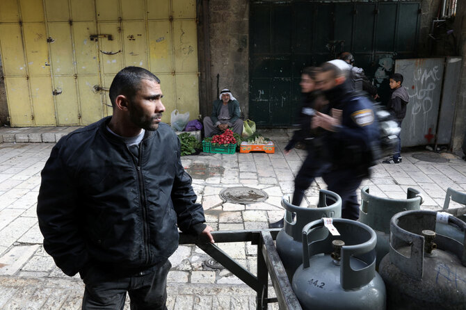 „Reuters“/„Scanpix“ nuotr./Palestiniečiai Jeruzalėje