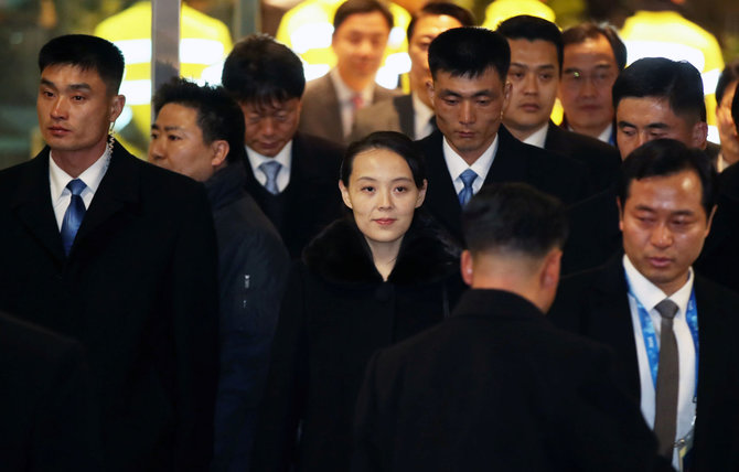 „Reuters“/„Scanpix“ nuotr./Kim Yo-jong Pietų Korėjoje