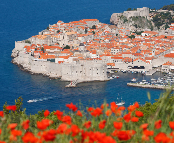 Vida Press nuotr./Pavasaris Dubrovnike, Kroatijoje