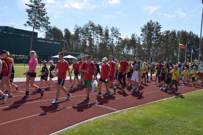 Varėnos rajono savivaldybės nuotr./Varėnos sporto šventė