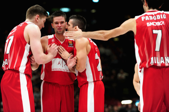 Getty Images/Euroleague.net nuotr./Artūras Gudaitis ir Mantas Kalnietis