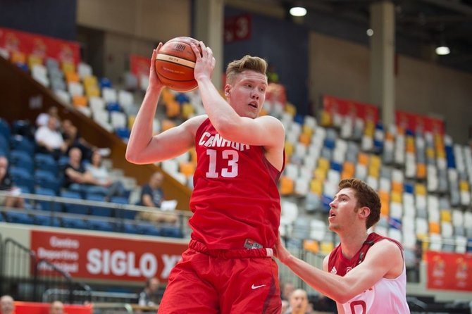 FIBA.com nuotr./Ignas Brazdeikis Kanados rinktinėje 2016 m.