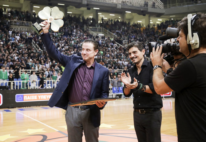 Getty Images/Euroleague.net nuotr./Dimitris Giannakopoulas ir Rickas Pitino