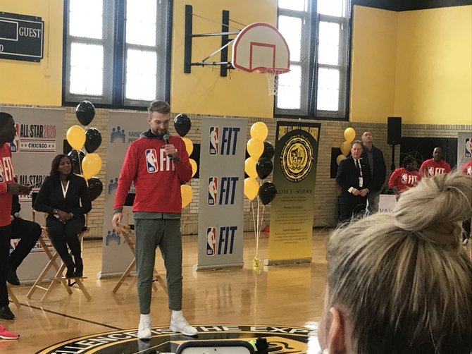 D.Sabonis NBA renginyje Čikagoje