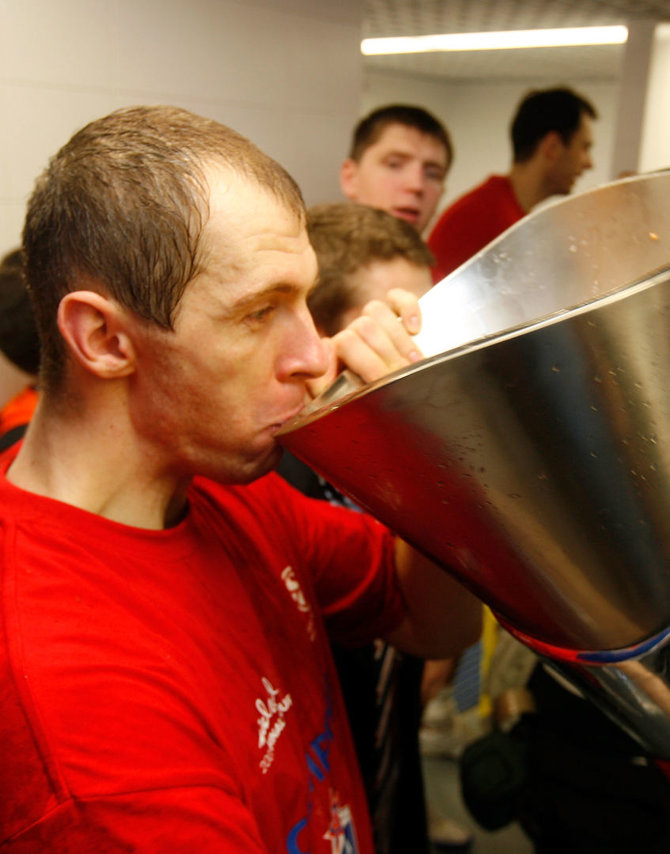 Getty Images/Euroleague.net nuotr./Ramūnas Šiškauskas 2008 m.