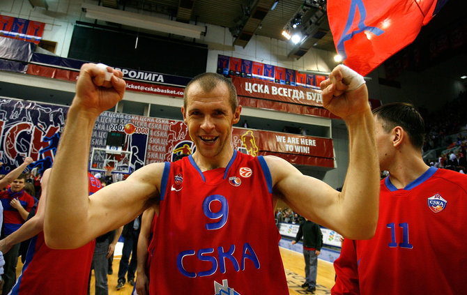 Getty Images/Euroleague.net nuotr./Ramūnas Šiškauskas 2008 m.