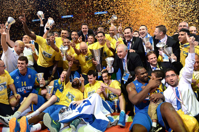 Getty Images/Euroleague.net nuotr./„Maccabi“ 2014 m.