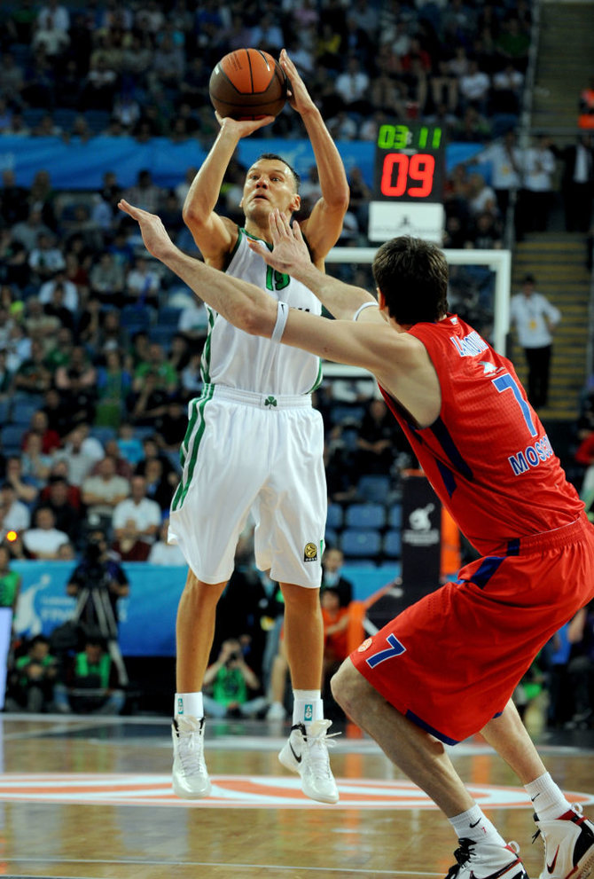 Getty Images/Euroleague.net nuotr./Šarūnas Jasikevičius 2012 m.