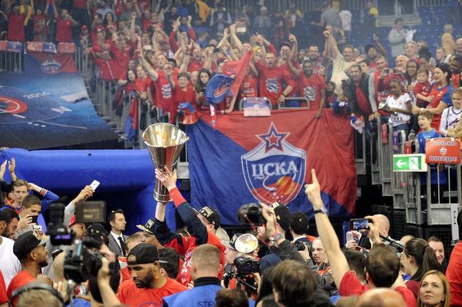 Getty Images/Euroleague.net nuotr./CSKA triumfas Eurolygoje 2016 m.