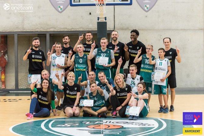 Lino Žemgulio/zalgiris.lt nuotr./„One Team“ projektas Kaune 2020 m.