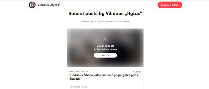 Stopkadras/„Rytas Patreon“