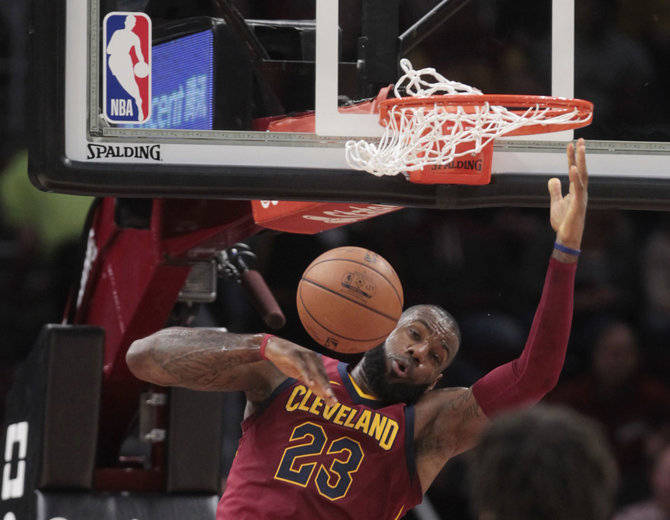 AFP/„Scanpix“ nuotr./LeBronas Jamesas