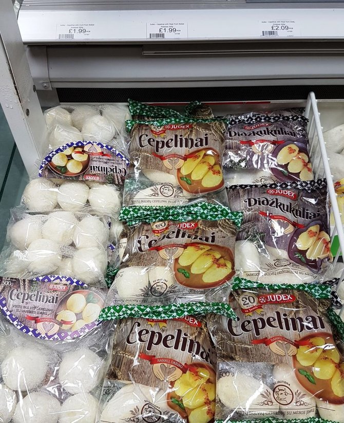 Lituanica parduotuvėje didelė dalis šaldytų produktų - pagaminti Judex įmonėje.
