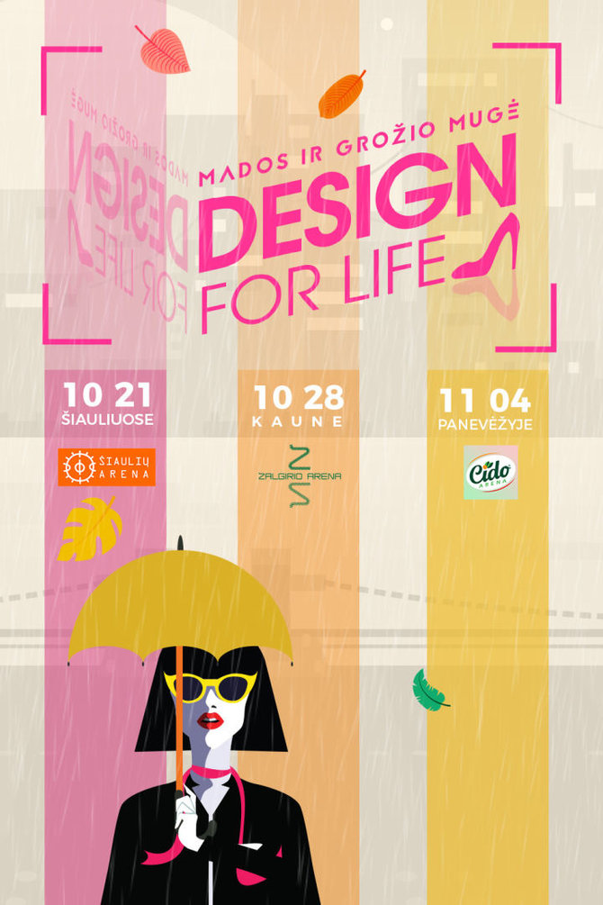 Partnerio nuotr./Design for life mugės