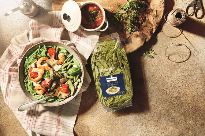 Partnerio nuotr./„Italiamo“ špinatų makaronai (1,99 Eur). Nuo vasario 25 d. visose „Lidl“ parduotuvėse